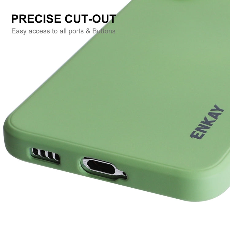 For Samsung Galaxy S24+ 5G ENKAY Liquid Silicone Soft Shockproof Phone Case(Dark Blue) - free shipping - PMC Jewellery - Order now!