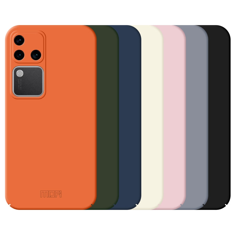 For vivo S18 Pro MOFI Qin Series Skin Feel All-inclusive PC Phone Case(Beige) - S18 Pro Cases by MOFI | Online Shopping South Africa | PMC Jewellery