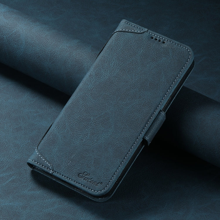 For iPhone 13 Pro SUTENI J07 Multifunctional Horizontal Flip Magsafe Leather Phone Case(Blue) - free shipping - PMC Jewellery - Order now!