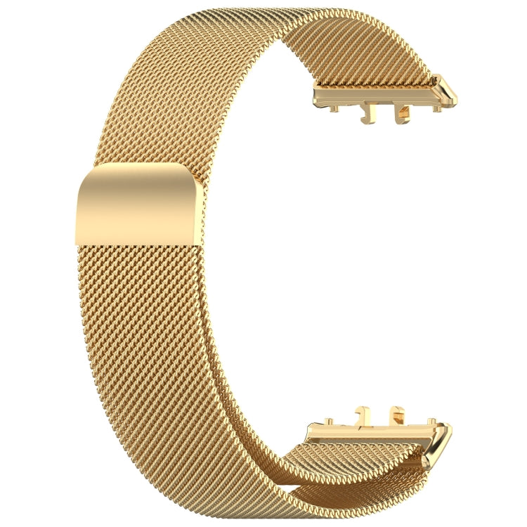 For Samsung Galaxy Fit 3 Milanese Metal Steel Mesh Watch Band(Gold) - Watch Bands by PMC Jewellery | Online Shopping South Africa | PMC Jewellery