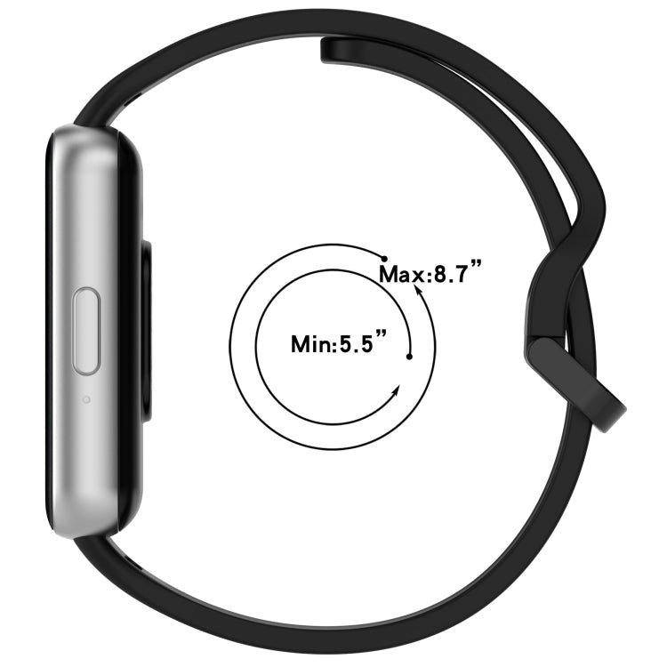 For Samsung Galaxy Fit 3 SM-R390 Solid Color Buckle Silicone Watch Band(Pink) - Watch Bands by PMC TechLife | Online Shopping South Africa | PMC TechLife