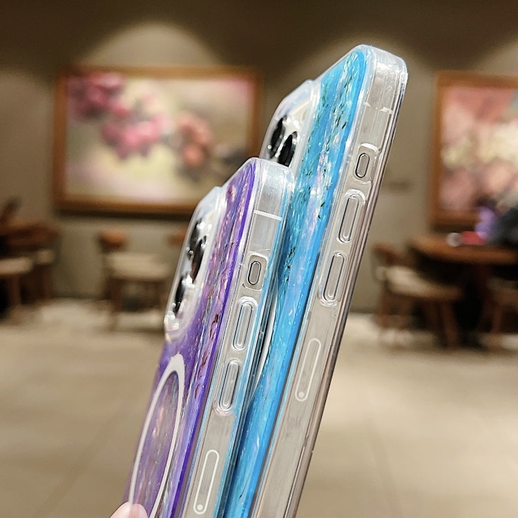 For iPhone 12 Pro Max Shell Texture Multicolor MagSafe TPU Phone Case(Roige) - iPhone 12 Pro Max Cases by PMC TechLife | Online Shopping South Africa | PMC TechLife