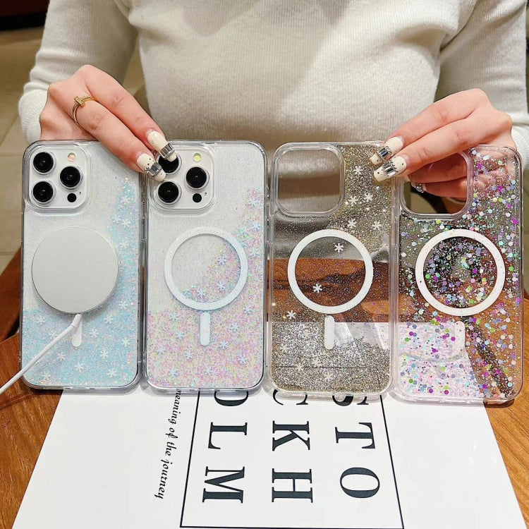 For iPhone 12 Explosive Flash Gradient MagSafe TPU Phone Case(Colour) - iPhone 12 / 12 Pro Cases by PMC TechLife | Online Shopping South Africa | PMC TechLife