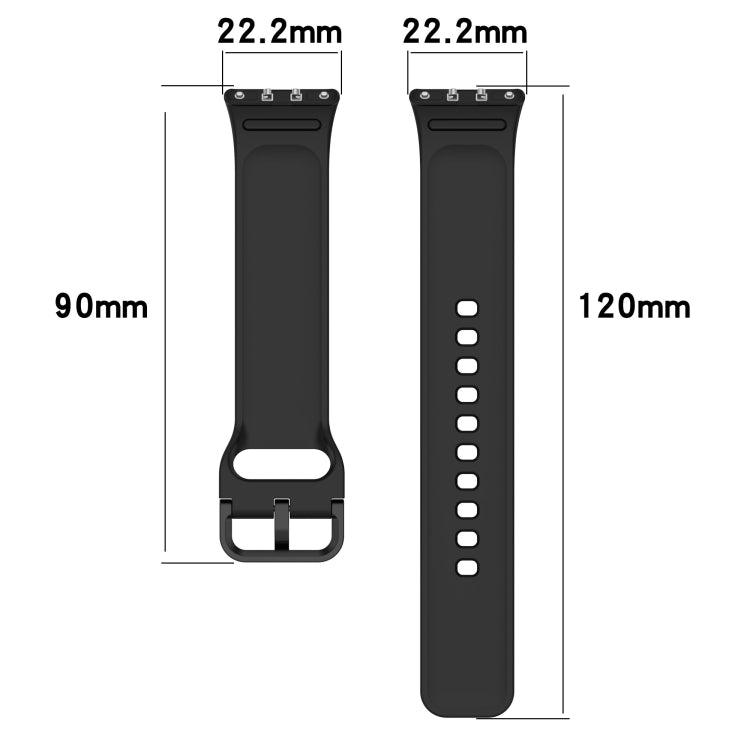 For Samsung Galaxy Fit 3 Solid Color Colorful Buckle Silicone Watch Band(Pink) - Watch Bands by PMC TechLife | Online Shopping South Africa | PMC TechLife