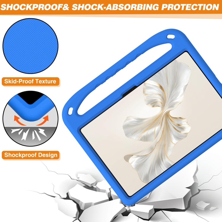 For Honor Pad 9 12.1 Handle EVA Shockproof Tablet Case with Holder(Blue) - Honor by PMC TechLife | Online Shopping South Africa | PMC TechLife | Buy Now Pay Later Mobicred