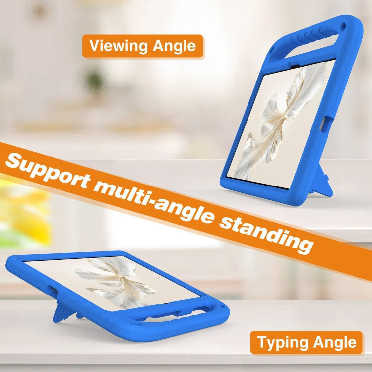 For Honor Pad 9 12.1 Handle EVA Shockproof Tablet Case with Holder(Blue) - Honor by PMC TechLife | Online Shopping South Africa | PMC TechLife | Buy Now Pay Later Mobicred