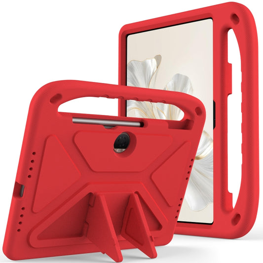 For Honor Pad 9 12.1 Handle EVA Shockproof Tablet Case with Holder(Red) - Honor by PMC Jewellery | Online Shopping South Africa | PMC Jewellery | Buy Now Pay Later Mobicred