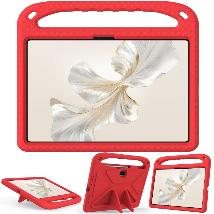 For Honor Pad 9 12.1 Handle EVA Shockproof Tablet Case with Holder(Red) - Honor by PMC TechLife | Online Shopping South Africa | PMC TechLife | Buy Now Pay Later Mobicred