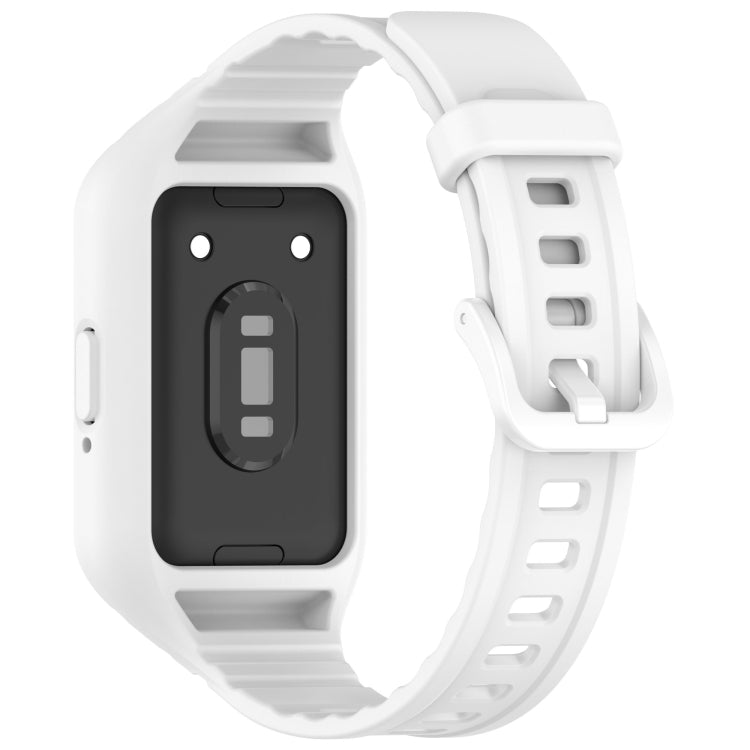 For Samsung Galaxy Fit 3 Integrated TPU Watch Band(White) - Watch Bands by PMC TechLife | Online Shopping South Africa | PMC TechLife
