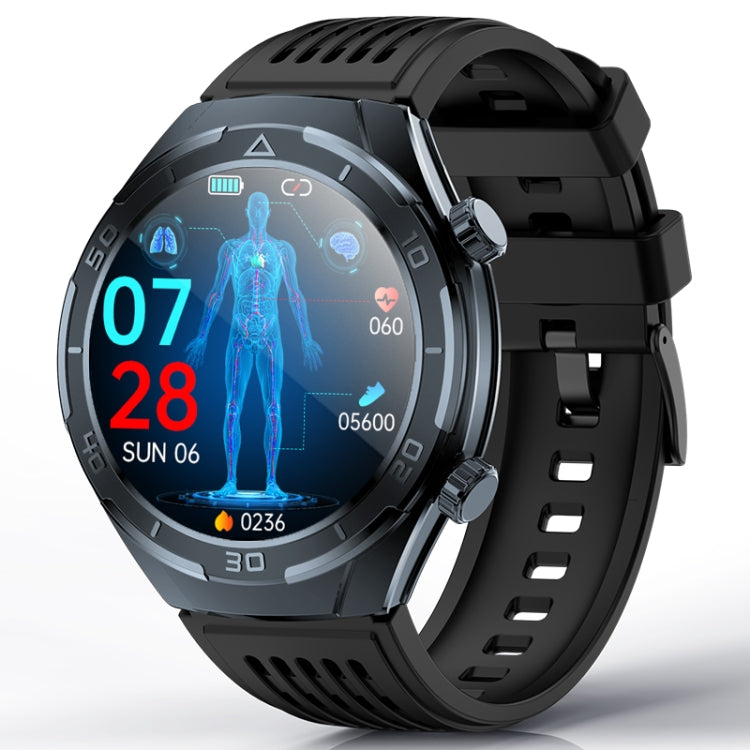 FD02 1.46 inch Color Screen Smart Watch, Support CES Sleep Aid / ECG Detection(Grey) - Smart Watches by PMC TechLife | Online Shopping South Africa | PMC TechLife