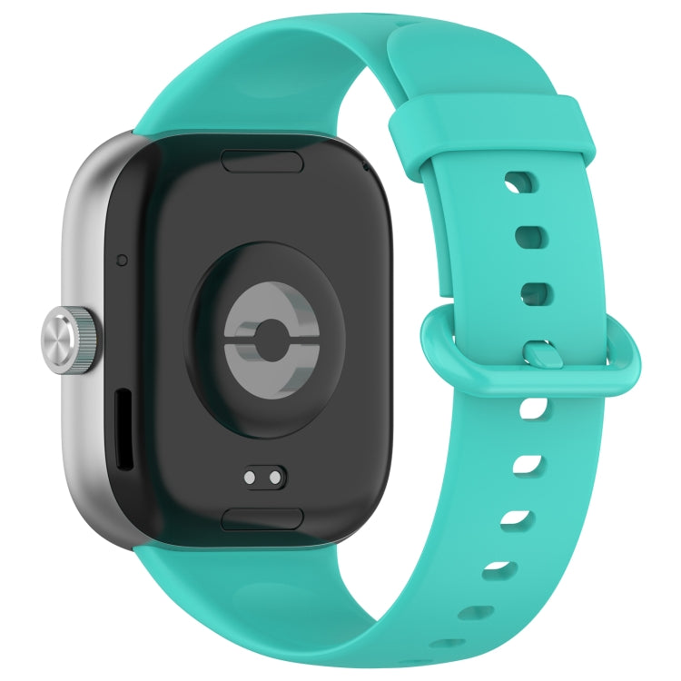 For Redmi Watch 4 Solid Color Colorful Buckle Silicone Watch Band(Teal) - Watch Bands by PMC TechLife | Online Shopping South Africa | PMC TechLife