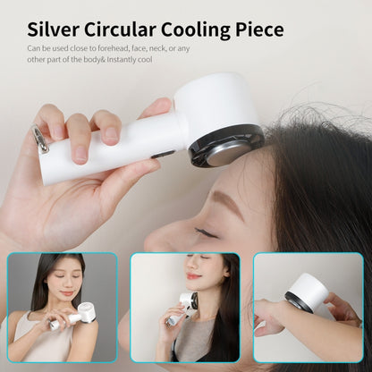 ENKAY Hat-Prince Handheld Mini Portable Cold Compress Cooling Fan(White) - Electric Fans by ENKAY | Online Shopping South Africa | PMC Jewellery | Buy Now Pay Later Mobicred