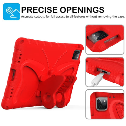 For iPad Air 11 2024 Butterfly Bracket EVA Shockproof Tablet Case(Red) - iPad Air 11 2024 Cases by PMC Jewellery | Online Shopping South Africa | PMC Jewellery | Buy Now Pay Later Mobicred