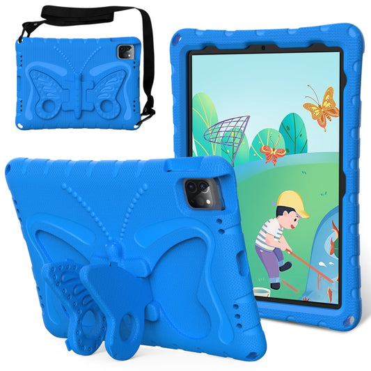 For iPad Air 11 2024 Butterfly Bracket EVA Shockproof Tablet Case(Blue) - iPad Air 11 2024 Cases by PMC Jewellery | Online Shopping South Africa | PMC Jewellery | Buy Now Pay Later Mobicred