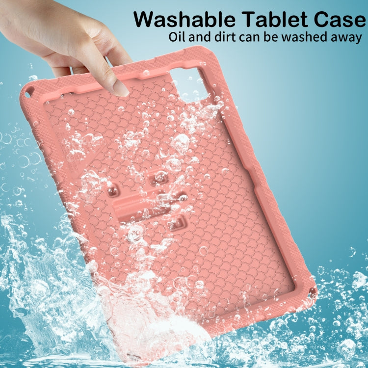 For iPad Pro 11 2024 Butterfly Bracket EVA Shockproof Tablet Case(Pink Orange) - iPad Pro 11 2024 Cases by PMC TechLife | Online Shopping South Africa | PMC TechLife | Buy Now Pay Later Mobicred