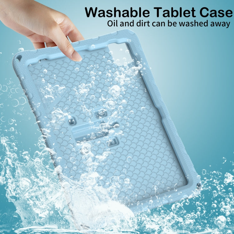 For iPad Pro 11 2024 Butterfly Bracket EVA Shockproof Tablet Case(Light Blue) - iPad Pro 11 2024 Cases by PMC TechLife | Online Shopping South Africa | PMC TechLife | Buy Now Pay Later Mobicred