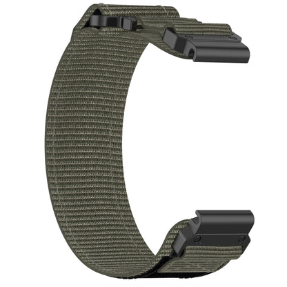 For Garmin MARQ Golfer 22mm Nylon Hook And Loop Fastener Watch Band(Grey) - Watch Bands by PMC Jewellery | Online Shopping South Africa | PMC Jewellery