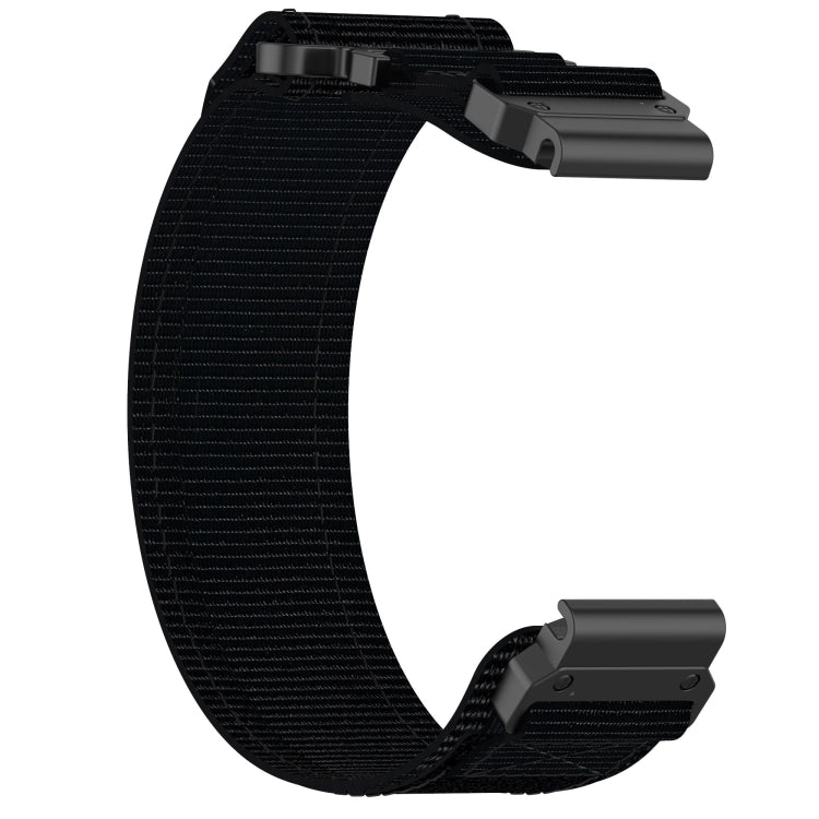 For Garmin Epix Pro 47mm 22mm Nylon Hook And Loop Fastener Watch Band(Black) - free shipping - PMC TechLife - Order now!