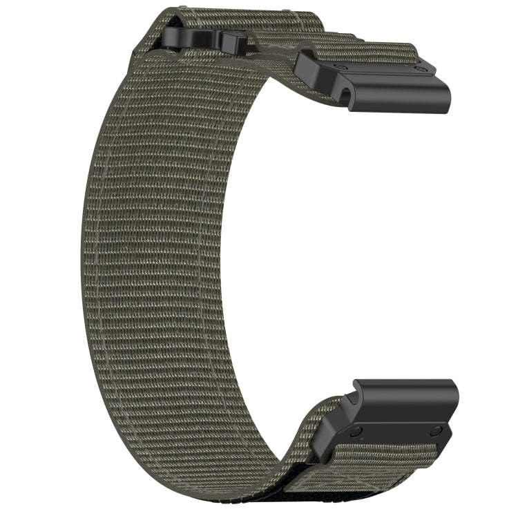 For Garmin Forerunner 965 22mm Nylon Hook And Loop Fastener Watch Band(Grey) - Watch Bands by PMC TechLife | Online Shopping South Africa | PMC TechLife