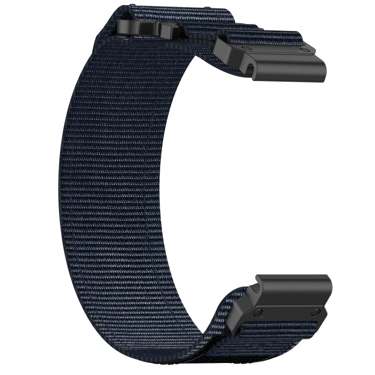 For Garmin Instinct 2 22mm Nylon Hook And Loop Fastener Watch Band(Blue) - free shipping - PMC TechLife - Order now!