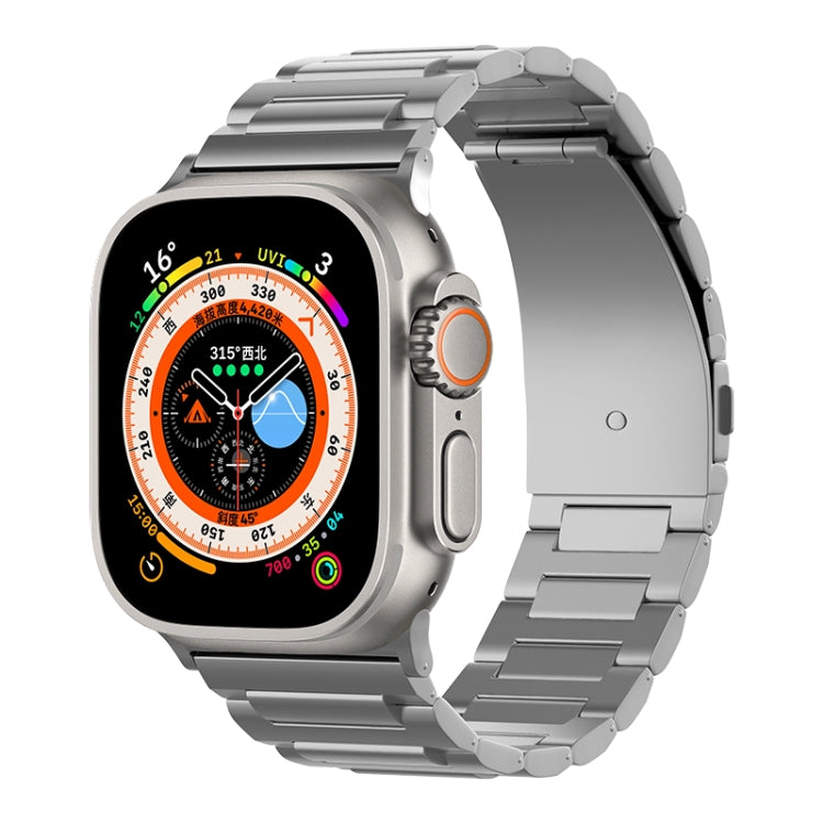 For Apple Watch Ultra 2 49mm I-Shaped Titanium Watch Band(Grey) - Watch Bands by PMC TechLife | Online Shopping South Africa | PMC TechLife | Buy Now Pay Later Mobicred