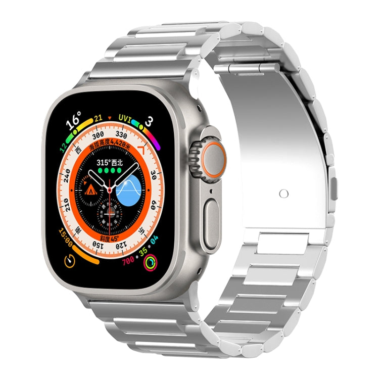 For Apple Watch Ultra 2 49mm I-Shaped Titanium Watch Band(Sliver) - Watch Bands by PMC Jewellery | Online Shopping South Africa | PMC Jewellery