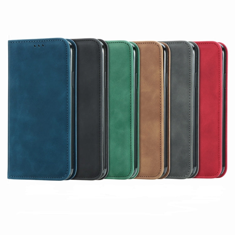 For Google Pixel 9 Retro Skin Feel Magnetic Flip Leather Phone Case(Green) - Google Cases by PMC TechLife | Online Shopping South Africa | PMC TechLife | Buy Now Pay Later Mobicred