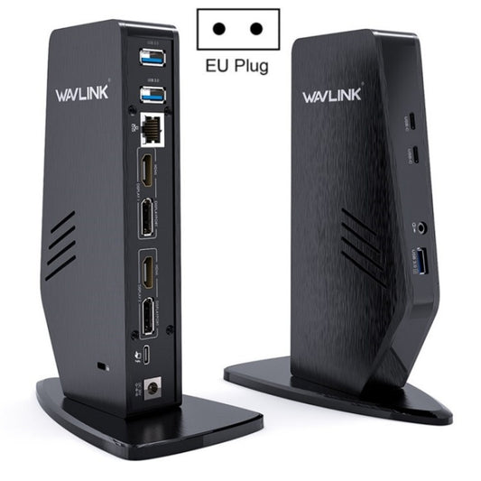 WAVLINK UG69PD5 USB-C HD 60Hz Monitor Adapter Dual 4K Display Docking Station, Plug:EU Plug - USB HUB by WAVLINK | Online Shopping South Africa | PMC Jewellery | Buy Now Pay Later Mobicred