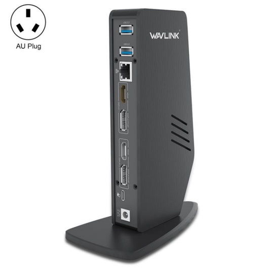 WAVLINK WL-UG69DK5 Laptop Dual 5K / 4K 60Hz Monitor Adapter USB 3.0 Docking Station, Plug:AU Plug - Cable & Adapters by WAVLINK | Online Shopping South Africa | PMC Jewellery | Buy Now Pay Later Mobicred