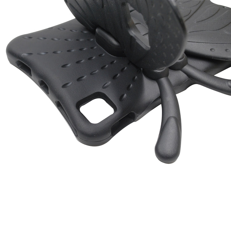 For iPad Pro 11 2024 Butterfly Bracket Kids EVA Shockproof Tablet Case(Black) - iPad Pro 11 2024 Cases by PMC TechLife | Online Shopping South Africa | PMC TechLife | Buy Now Pay Later Mobicred