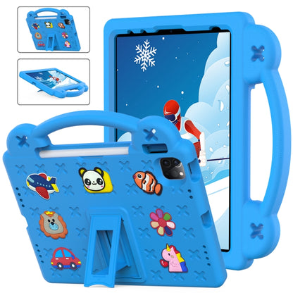 For iPad Air 11 2024 Handle Kickstand Children EVA Shockproof Tablet Case(Sky Blue) - iPad Air 11 2024 Cases by PMC Jewellery | Online Shopping South Africa | PMC Jewellery | Buy Now Pay Later Mobicred