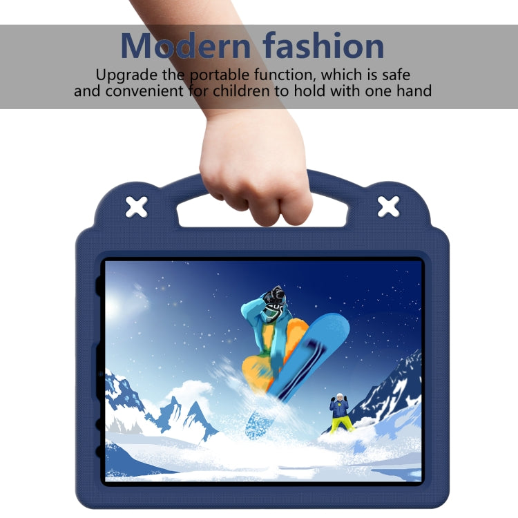 For  iPad Pro 11 2024 Handle Kickstand Children EVA Shockproof Tablet Case(Navy Blue) - free shipping - PMC TechLife - Order now!