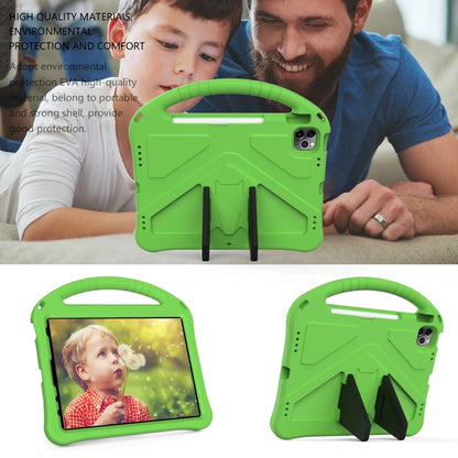 For iPad Air 11 2024 EVA Shockproof Tablet Case with Holder(Green) - iPad Air 11 2024 Cases by PMC Jewellery | Online Shopping South Africa | PMC Jewellery | Buy Now Pay Later Mobicred