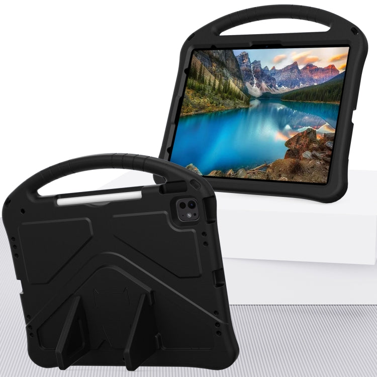 For iPad Pro 13 2024 EVA Shockproof Tablet Case with Holder(Black) - iPad Pro 13 2024 Cases by PMC Jewellery | Online Shopping South Africa | PMC Jewellery | Buy Now Pay Later Mobicred