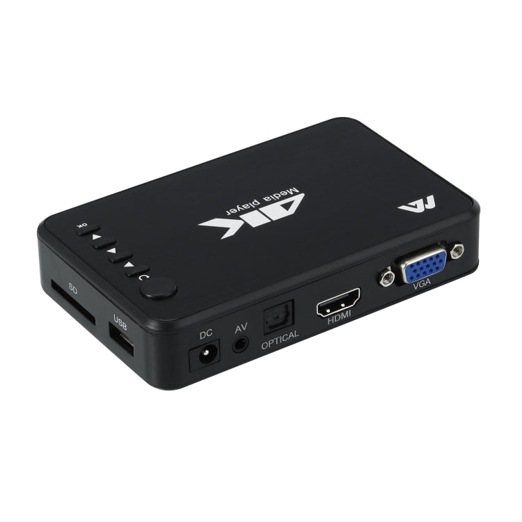 4K 30HZ HDD Player AV+VGA+HDMI SD Card U Disk Player(EU) - free shipping - PMC TechLife - Order now!