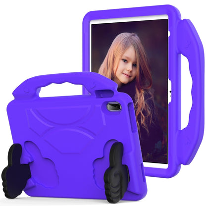 For iPad Air 11 2024 Children EVA Shockproof Tablet Case with Thumb Bracket(Purple) - iPad Air 11 2024 Cases by PMC Jewellery | Online Shopping South Africa | PMC Jewellery | Buy Now Pay Later Mobicred