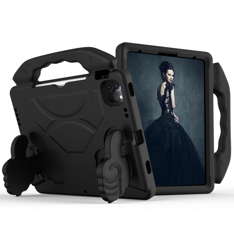 For iPad Pro 11 2024 Children EVA Shockproof Tablet Case with Thumb Bracket(Black) - iPad Pro 11 2024 Cases by PMC TechLife | Online Shopping South Africa | PMC TechLife | Buy Now Pay Later Mobicred
