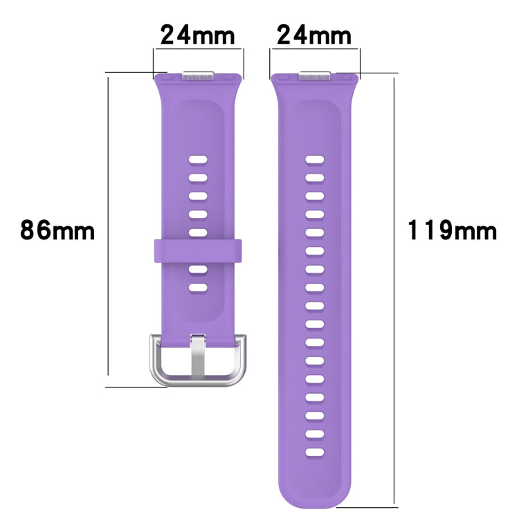 For Huawei Watch Fit3 Silicone Soft Watch Band + Clear Watch Protective Case Set(Yellow) - free shipping - PMc TechLife - Order now!