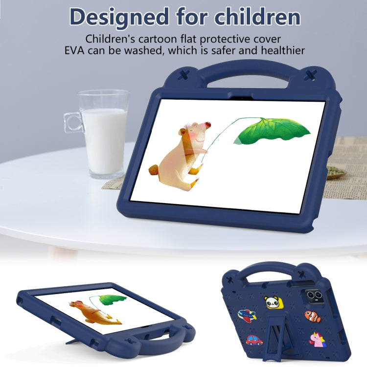 For Blackview Tab 80 10.1 2023 Handle Kickstand Children EVA Shockproof Tablet Case(Navy Blue) - Others by PMC Jewellery | Online Shopping South Africa | PMC Jewellery | Buy Now Pay Later Mobicred