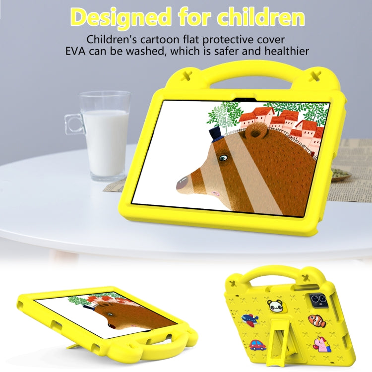 For Walmart ONN 10.1 Gen4 2024 Handle Kickstand Children EVA Shockproof Tablet Case(Yellow) - Others by PMC TechLife | Online Shopping South Africa | PMC TechLife | Buy Now Pay Later Mobicred
