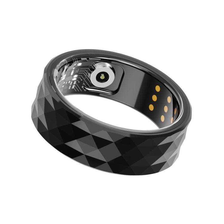 R12M SIZE 22 Smart Ring, Support Health Monitoring / Multiple Exercise Modes(Black) - Smart Rings / Smart Telephones by PMC Jewellery | Online Shopping South Africa | PMC Jewellery | Buy Now Pay Later Mobicred