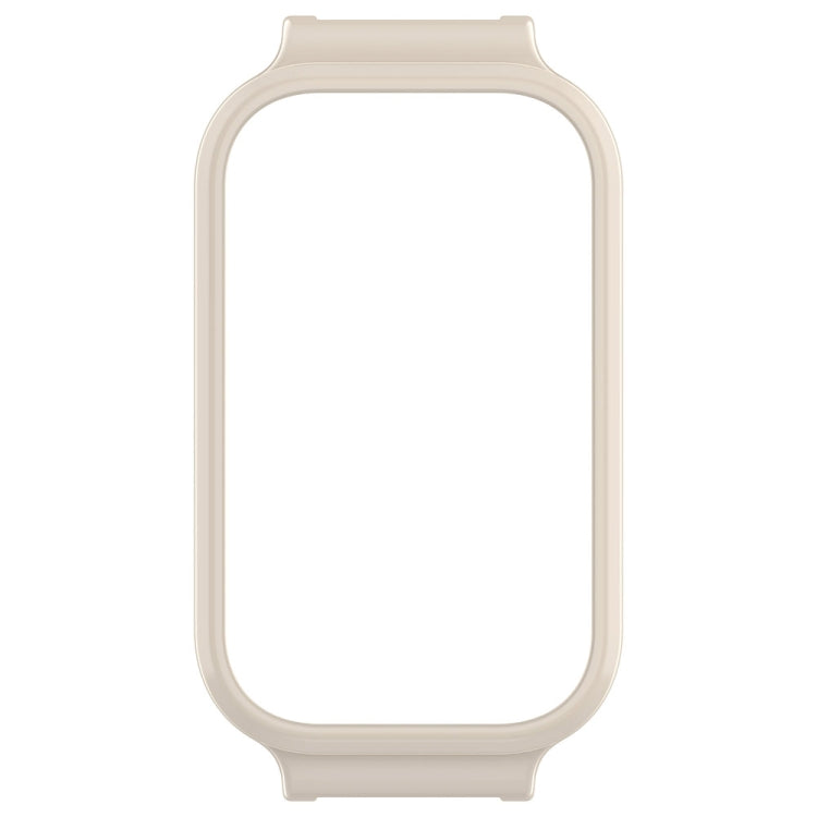 For Xiaomi Smart Band 8 Active Half Pack PC Watch Protective Case(Creamy White) - Watch Cases by PMC TechLife | Online Shopping South Africa | PMC TechLife | Buy Now Pay Later Mobicred