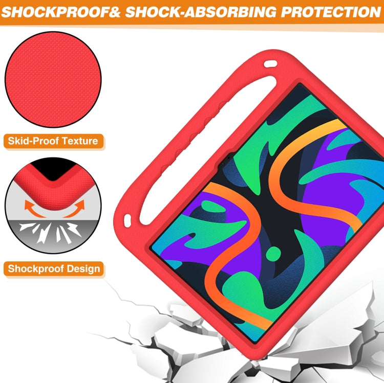 For iPad Pro 13 2024 Handle EVA Shockproof Tablet Case with Holder(Red) - iPad Pro 13 2024 Cases by PMC Jewellery | Online Shopping South Africa | PMC Jewellery | Buy Now Pay Later Mobicred