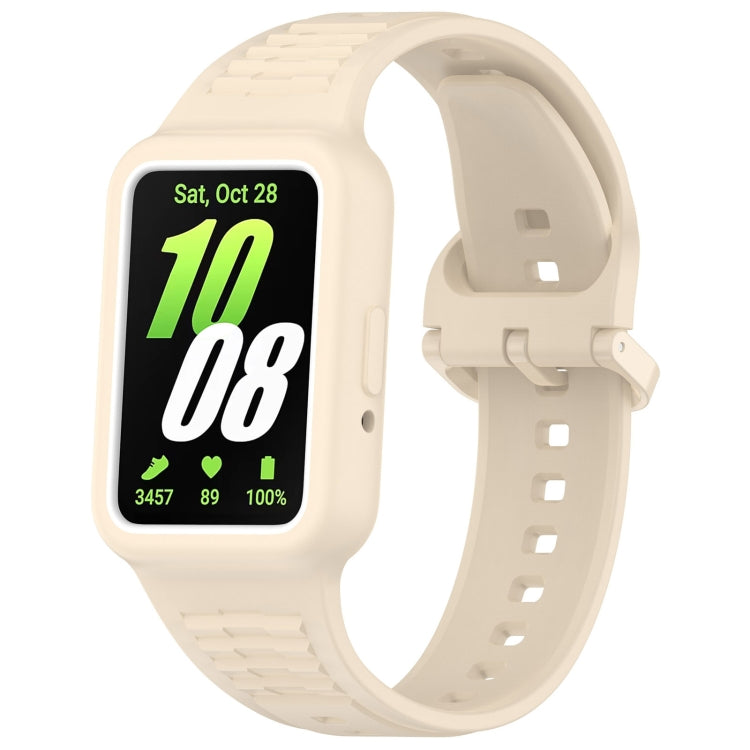 For  Huawei Band 8 NFC Two Color Frame Integrated Silicone Watch Band(Dream White) - free shipping - PMc TechLife - Order now!