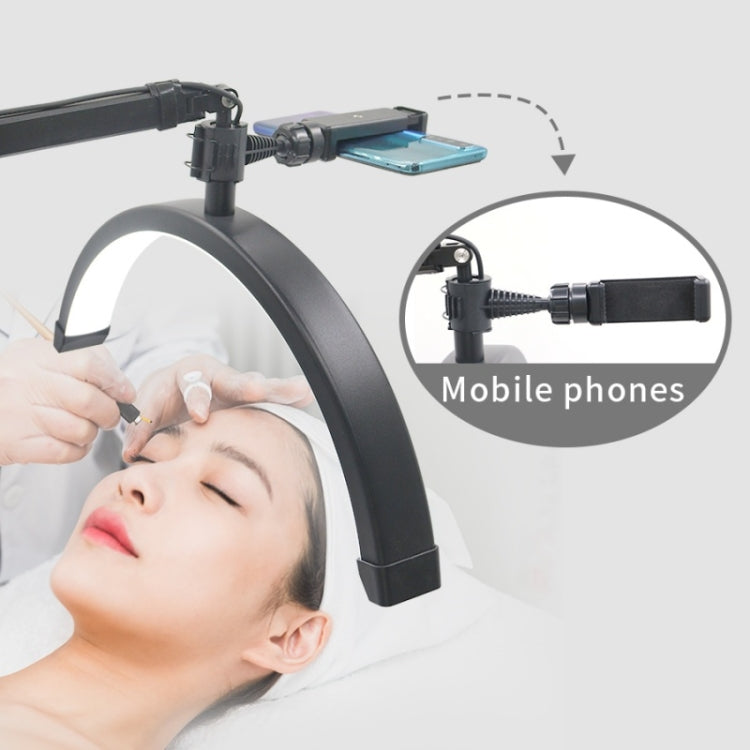 HD-M3X Pro 16 inch Adjustable Brightness Beauty Light Half Moon Light Eyelash Tech Lamp, Plug:AU Plug(White) - Selfie Light by PMC TechLife | Online Shopping South Africa | PMC TechLife | Buy Now Pay Later Mobicred