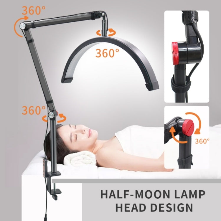 HD-M3X Pro 16 inch Adjustable Brightness Beauty Light Half Moon Light Eyelash Tech Lamp, Plug:AU Plug(White) - Selfie Light by PMC TechLife | Online Shopping South Africa | PMC TechLife | Buy Now Pay Later Mobicred