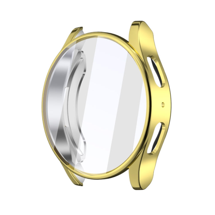 For Samsun Galaxy Watch 7 44mm Full Coverage TPU Electroplated Watch Protective Case(Gold) - Watch Cases by PMC TechLife | Online Shopping South Africa | PMC TechLife | Buy Now Pay Later Mobicred