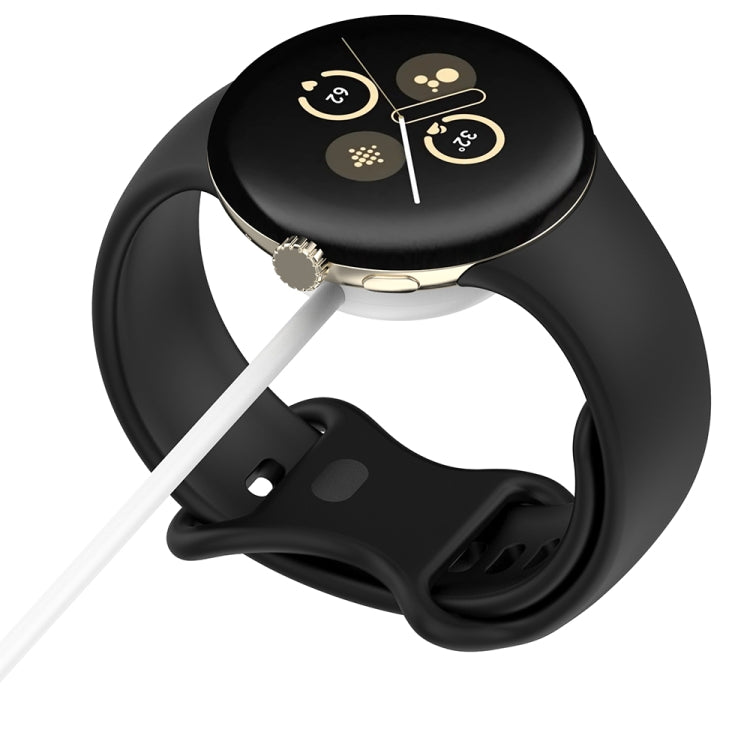 For Fitbit Ace LTE USB-C / Type-C Interface Smart Watch Magnetic Charging Cable(White) - Charger by PMC TechLife | Online Shopping South Africa | PMC TechLife | Buy Now Pay Later Mobicred