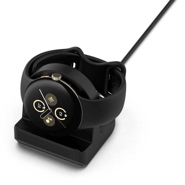 For Fitbit Ace LTE Smart Watch Silicone Charging Bracket with Charger(Black) - Charger by PMC TechLife | Online Shopping South Africa | PMC TechLife | Buy Now Pay Later Mobicred