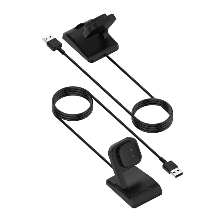 For Fitbit Ace LTE Vertical Watch Magnetic Charger With Chip Protection, Length: 1m(Black) - Charger by PMC TechLife | Online Shopping South Africa | PMC TechLife | Buy Now Pay Later Mobicred